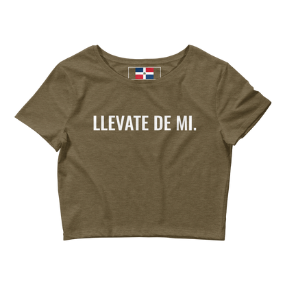 Llevate De Mi Type Dominican Crop Top Tee