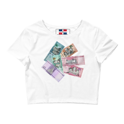 Dominican Pesos Crop Top