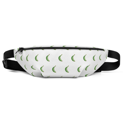 Platano All-Over Fanny Pack (White)  - 2020 - DominicanGirlfriend.com - Frases Dominicanas - República Dominicana Lifestyle Graphic T-Shirts Streetwear & Accessories - New York - Bronx - Washington Heights - Miami - Florida - Boca Chica - USA - Dominican Clothing
