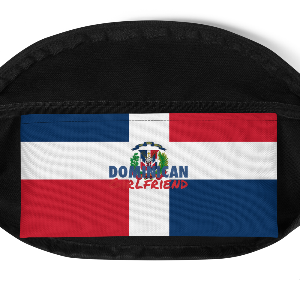 Dominican Republic Flag All-Over Collage Fanny Pack  - 2020 - DominicanGirlfriend.com - Frases Dominicanas - República Dominicana Lifestyle Graphic T-Shirts Streetwear & Accessories - New York - Bronx - Washington Heights - Miami - Florida - Boca Chica - USA - Dominican Clothing