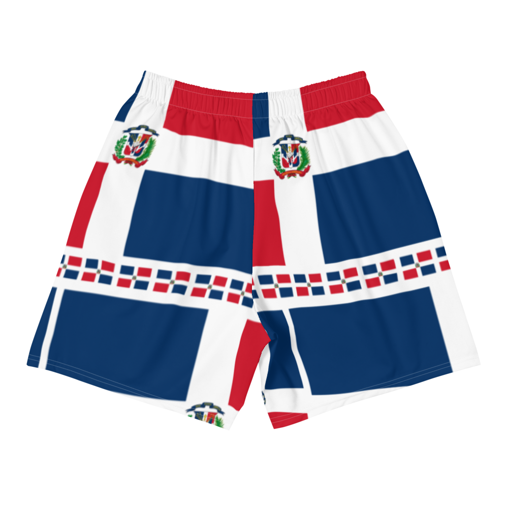 Dominican Republic Flag All-Over Collage Men's Athletic Long Shorts  - 2020 - DominicanGirlfriend.com - Frases Dominicanas - República Dominicana Lifestyle Graphic T-Shirts Streetwear & Accessories - New York - Bronx - Washington Heights - Miami - Florida - Boca Chica - USA - Dominican Clothing