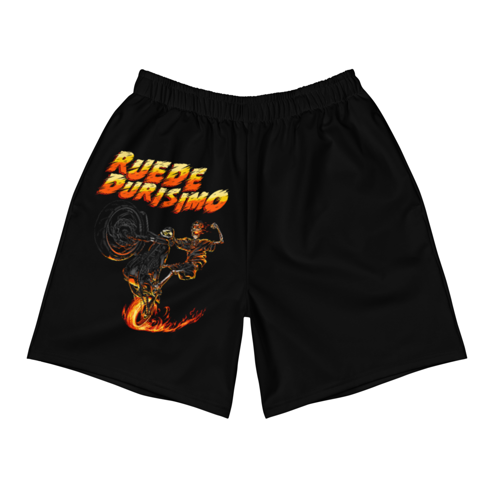 Ruede Durisimo Men's Athletic Long Shorts  - 2020 - DominicanGirlfriend.com - Frases Dominicanas - República Dominicana Lifestyle Graphic T-Shirts Streetwear & Accessories - New York - Bronx - Washington Heights - Miami - Florida - Boca Chica - USA - Dominican Clothing