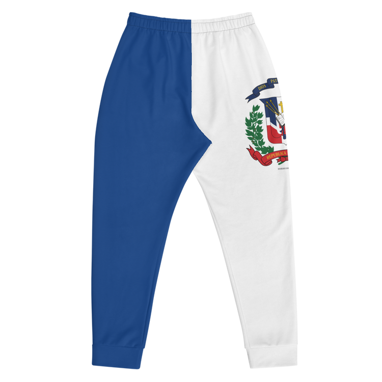 Escudo de la República Dominicana Men's Royal Blue Sweatpants Joggers  - 2020 - DominicanGirlfriend.com - Frases Dominicanas - República Dominicana Lifestyle Graphic T-Shirts Streetwear & Accessories - New York - Bronx - Washington Heights - Miami - Florida - Boca Chica - USA - Dominican Clothing