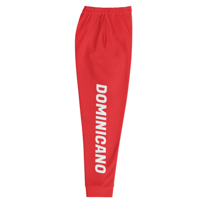 Dominicano Men's Red Sweatpants Joggers  - 2020 - DominicanGirlfriend.com - Frases Dominicanas - República Dominicana Lifestyle Graphic T-Shirts Streetwear & Accessories - New York - Bronx - Washington Heights - Miami - Florida - Boca Chica - USA - Dominican Clothing