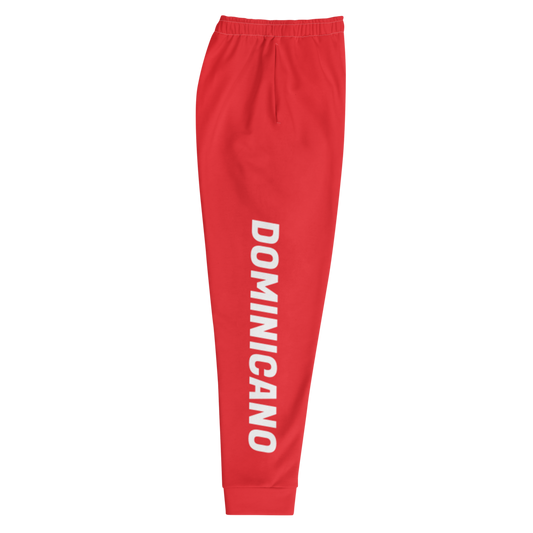 Dominicano Men's Red Sweatpants Joggers  - 2020 - DominicanGirlfriend.com - Frases Dominicanas - República Dominicana Lifestyle Graphic T-Shirts Streetwear & Accessories - New York - Bronx - Washington Heights - Miami - Florida - Boca Chica - USA - Dominican Clothing