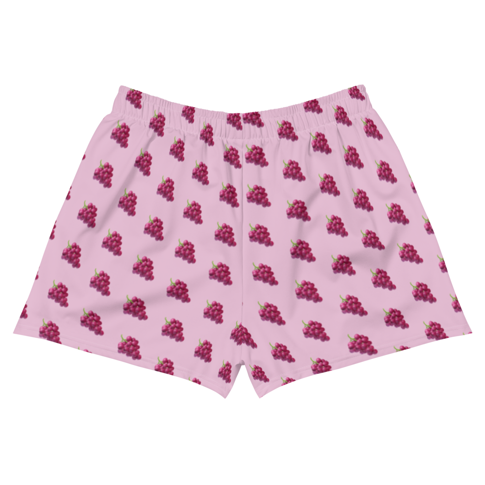 UVA 🍇 All-Over Print Women's Athletic Shorts  - 2020 - DominicanGirlfriend.com - Frases Dominicanas - República Dominicana Lifestyle Graphic T-Shirts Streetwear & Accessories - New York - Bronx - Washington Heights - Miami - Florida - Boca Chica - USA - Dominican Clothing