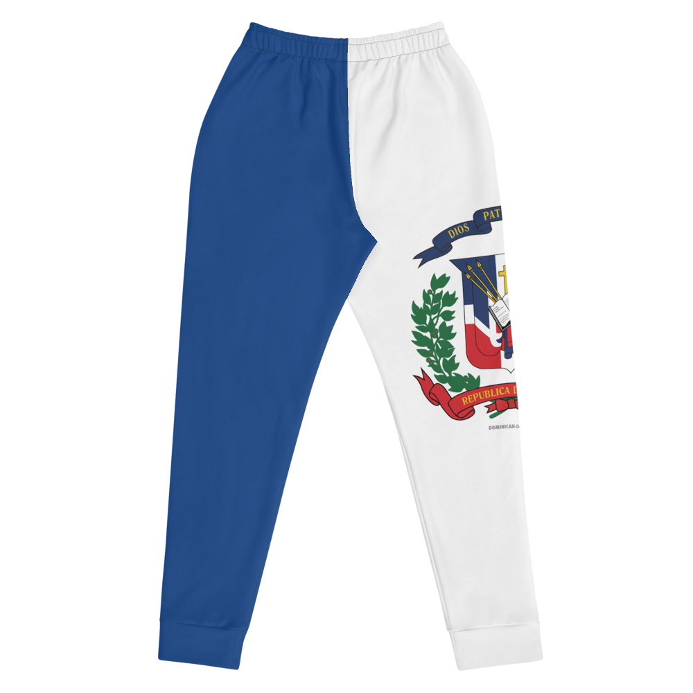 Escudo de la República Dominicana Women's Royal Blue Joggers  - 2020 - DominicanGirlfriend.com - Frases Dominicanas - República Dominicana Lifestyle Graphic T-Shirts Streetwear & Accessories - New York - Bronx - Washington Heights - Miami - Florida - Boca Chica - USA - Dominican Clothing