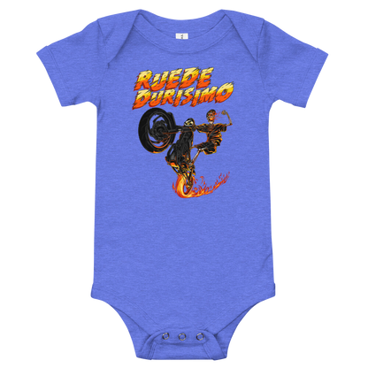 Ruede Durisimo Baby Short Sleeve One Piece  - 2020 - DominicanGirlfriend.com - Frases Dominicanas - República Dominicana Lifestyle Graphic T-Shirts Streetwear & Accessories - New York - Bronx - Washington Heights - Miami - Florida - Boca Chica - USA - Dominican Clothing