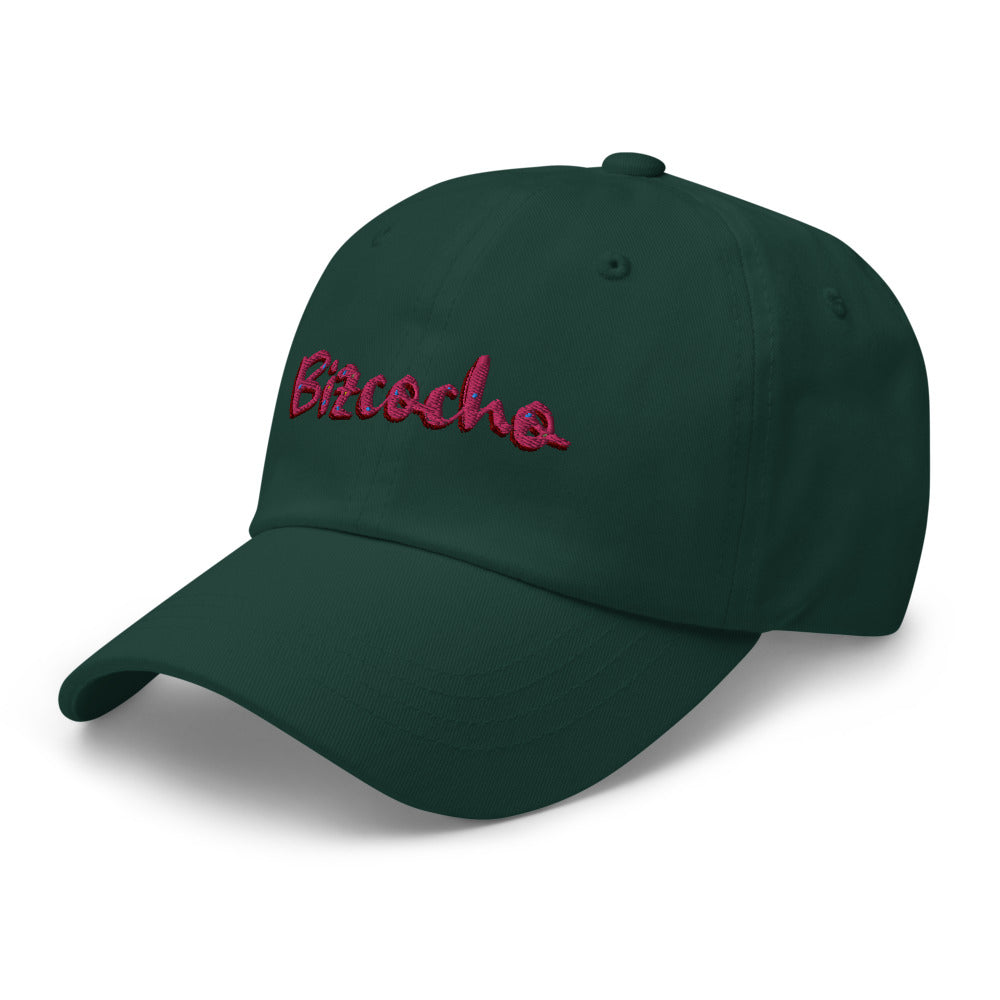 Bizcocho Dad Hat  - 2020 - DominicanGirlfriend.com - Frases Dominicanas - República Dominicana Lifestyle Graphic T-Shirts Streetwear & Accessories - New York - Bronx - Washington Heights - Miami - Florida - Boca Chica - USA - Dominican Clothing