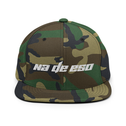 Na De Eso Snapback Hat  - 2020 - DominicanGirlfriend.com - Frases Dominicanas - República Dominicana Lifestyle Graphic T-Shirts Streetwear & Accessories - New York - Bronx - Washington Heights - Miami - Florida - Boca Chica - USA - Dominican Clothing