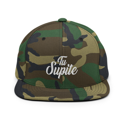 Tu Supite Snapback Hat  - 2020 - DominicanGirlfriend.com - Frases Dominicanas - República Dominicana Lifestyle Graphic T-Shirts Streetwear & Accessories - New York - Bronx - Washington Heights - Miami - Florida - Boca Chica - USA - Dominican Clothing