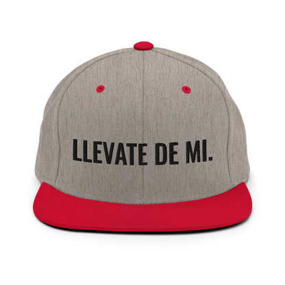 Llevate De Mi Snapback Hat  - 2020 - DominicanGirlfriend.com - Frases Dominicanas - República Dominicana Lifestyle Graphic T-Shirts Streetwear & Accessories - New York - Bronx - Washington Heights - Miami - Florida - Boca Chica - USA - Dominican Clothing