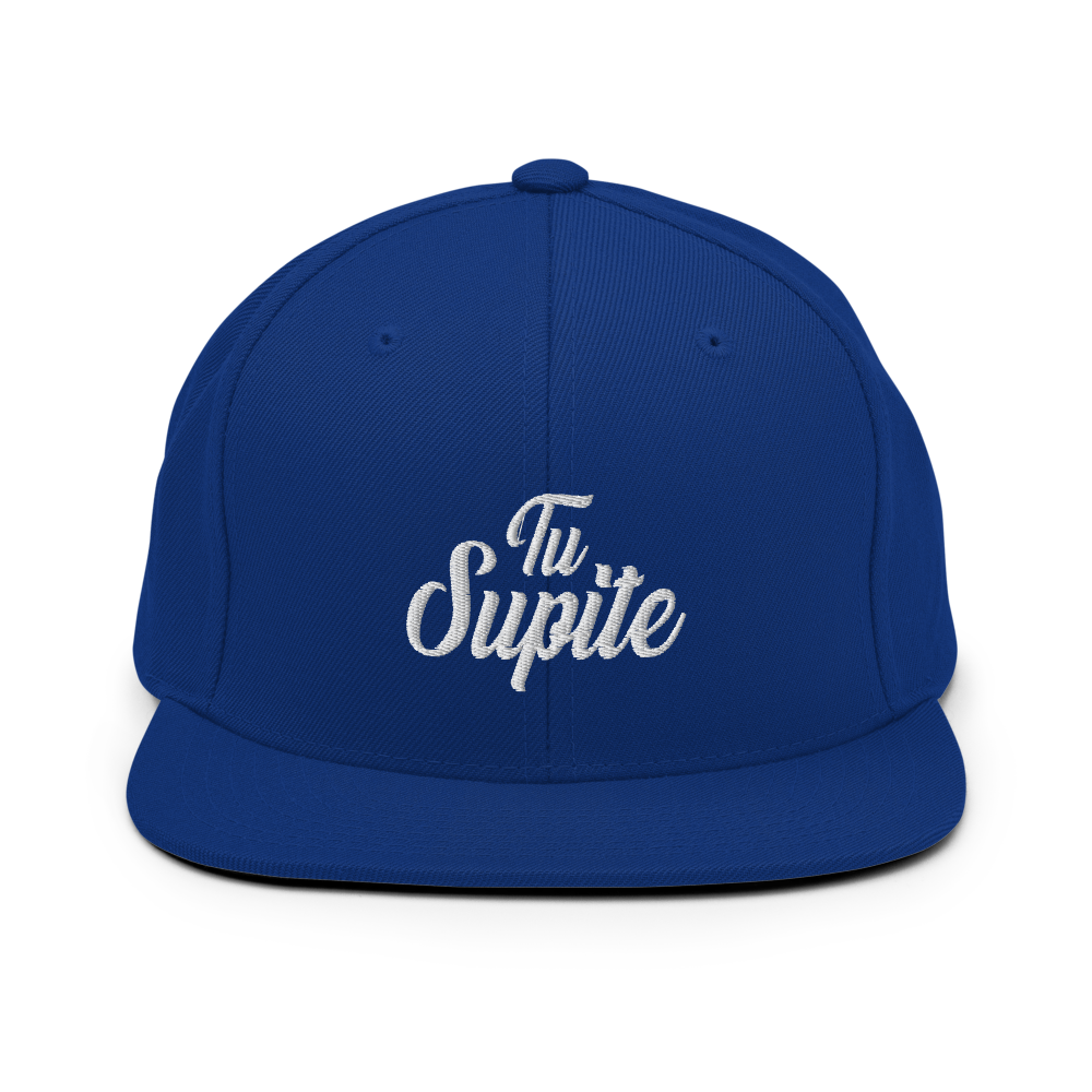 Tu Supite Snapback Hat  - 2020 - DominicanGirlfriend.com - Frases Dominicanas - República Dominicana Lifestyle Graphic T-Shirts Streetwear & Accessories - New York - Bronx - Washington Heights - Miami - Florida - Boca Chica - USA - Dominican Clothing