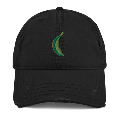 Platano Distressed Dad Hat  - 2020 - DominicanGirlfriend.com - Frases Dominicanas - República Dominicana Lifestyle Graphic T-Shirts Streetwear & Accessories - New York - Bronx - Washington Heights - Miami - Florida - Boca Chica - USA - Dominican Clothing