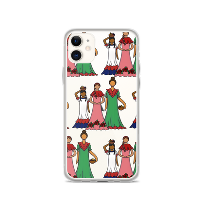 Dominican Faceless Dolls iPhone Case  - 2020 - DominicanGirlfriend.com - Frases Dominicanas - República Dominicana Lifestyle Graphic T-Shirts Streetwear & Accessories - New York - Bronx - Washington Heights - Miami - Florida - Boca Chica - USA - Dominican Clothing