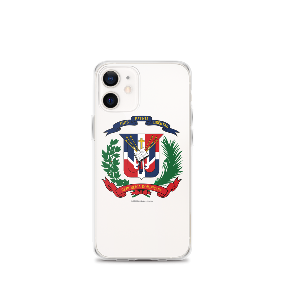Escudo de la República Dominicana iPhone Case  - 2020 - DominicanGirlfriend.com - Frases Dominicanas - República Dominicana Lifestyle Graphic T-Shirts Streetwear & Accessories - New York - Bronx - Washington Heights - Miami - Florida - Boca Chica - USA - Dominican Clothing
