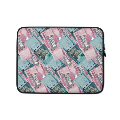 1000 y 2000 Dominican Pesos Laptop Sleeve  - 2020 - DominicanGirlfriend.com - Frases Dominicanas - República Dominicana Lifestyle Graphic T-Shirts Streetwear & Accessories - New York - Bronx - Washington Heights - Miami - Florida - Boca Chica - USA - Dominican Clothing