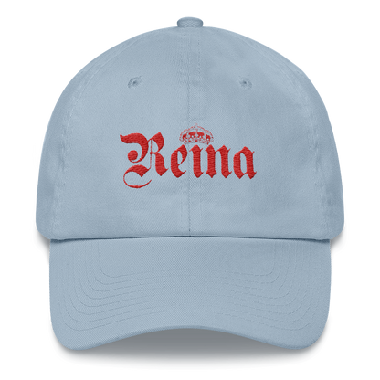Reina Dad Hat  - 2020 - DominicanGirlfriend.com - Frases Dominicanas - República Dominicana Lifestyle Graphic T-Shirts Streetwear & Accessories - New York - Bronx - Washington Heights - Miami - Florida - Boca Chica - USA - Dominican Clothing