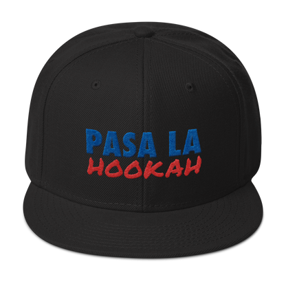 Pasa La Hookah Snapback Hat  - 2020 - DominicanGirlfriend.com - Frases Dominicanas - República Dominicana Lifestyle Graphic T-Shirts Streetwear & Accessories - New York - Bronx - Washington Heights - Miami - Florida - Boca Chica - USA - Dominican Clothing