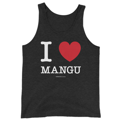 I Love Mangu Unisex Tank Top  - 2020 - DominicanGirlfriend.com - Frases Dominicanas - República Dominicana Lifestyle Graphic T-Shirts Streetwear & Accessories - New York - Bronx - Washington Heights - Miami - Florida - Boca Chica - USA - Dominican Clothing