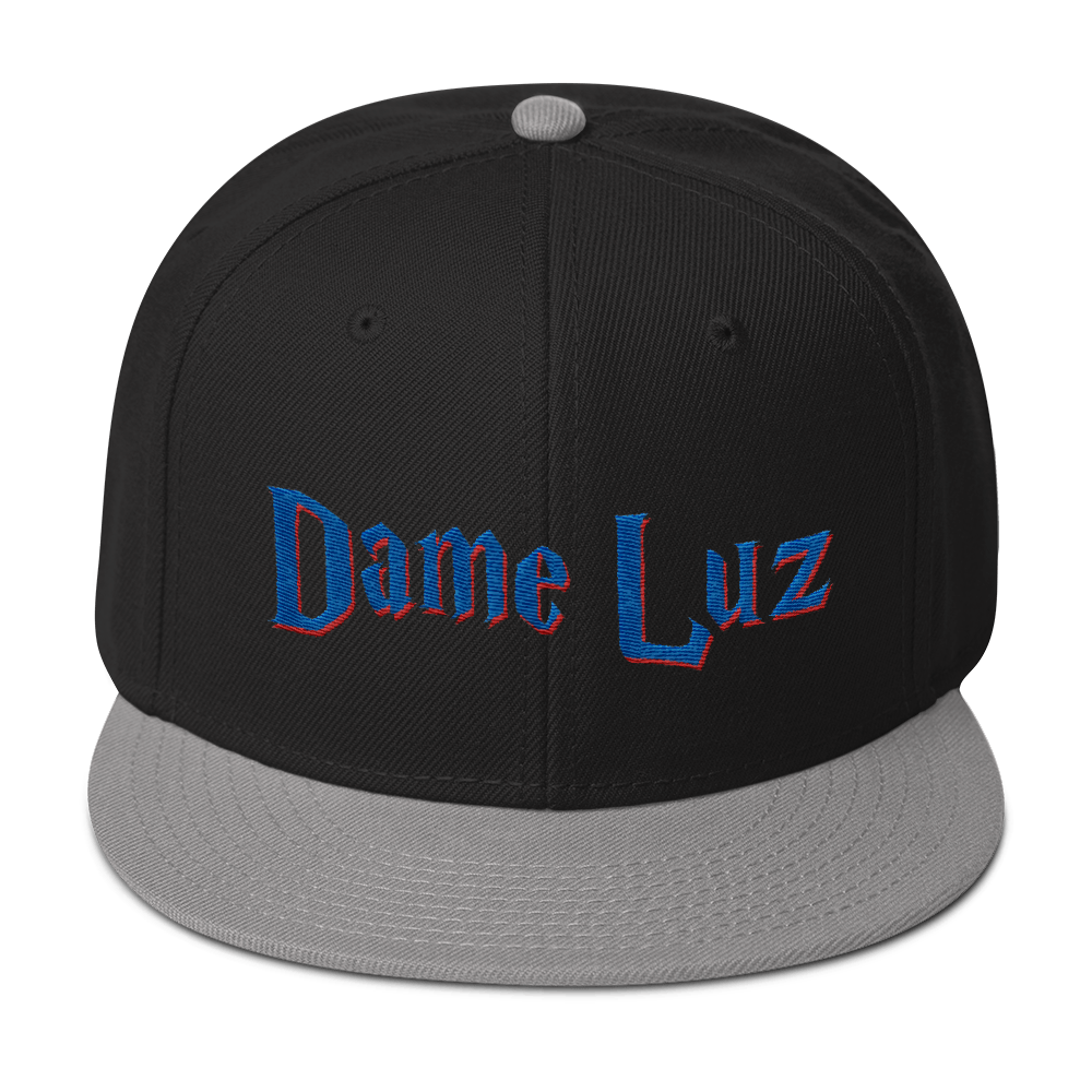 Dame Luz Snapback Hat  - 2020 - DominicanGirlfriend.com - Frases Dominicanas - República Dominicana Lifestyle Graphic T-Shirts Streetwear & Accessories - New York - Bronx - Washington Heights - Miami - Florida - Boca Chica - USA - Dominican Clothing
