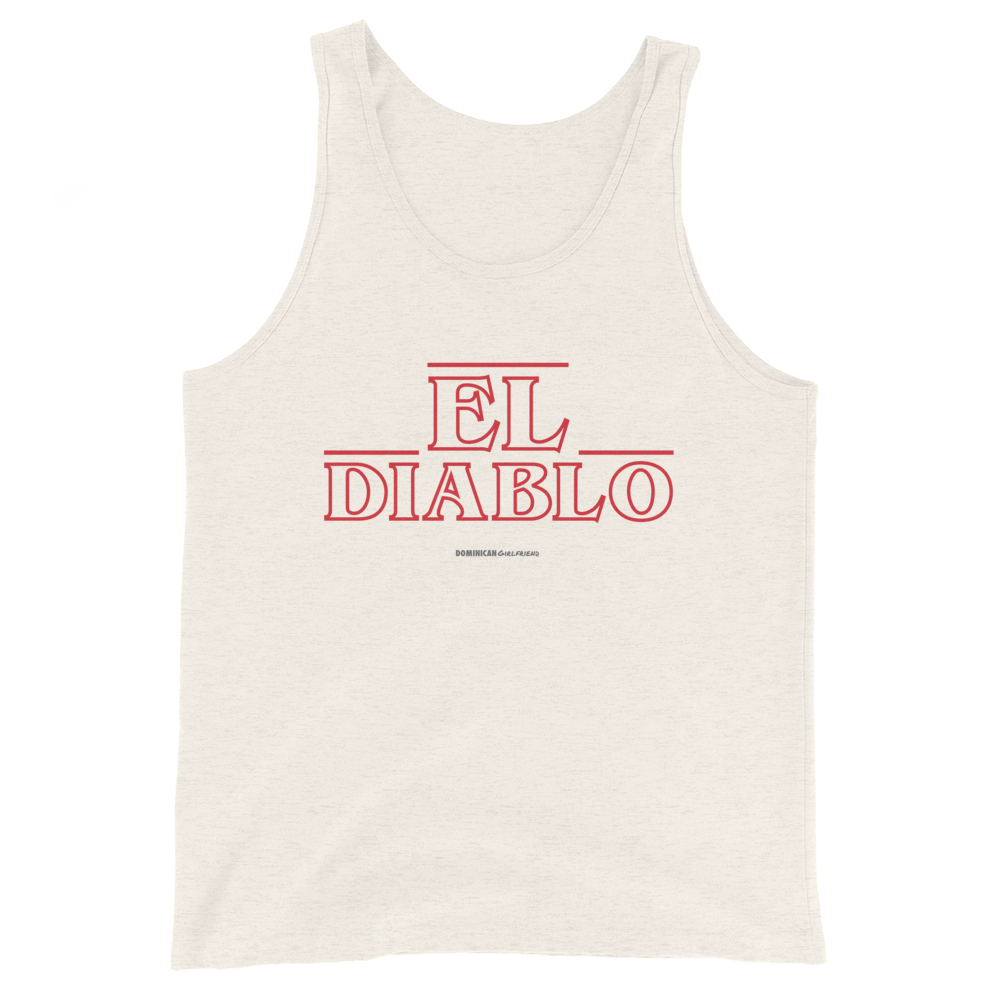 El Diablo Tank Top  - 2020 - DominicanGirlfriend.com - Frases Dominicanas - República Dominicana Lifestyle Graphic T-Shirts Streetwear & Accessories - New York - Bronx - Washington Heights - Miami - Florida - Boca Chica - USA - Dominican Clothing