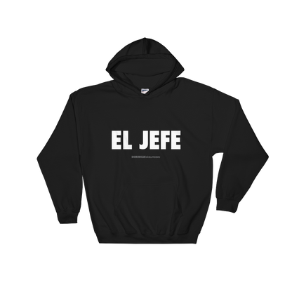 El Jefe Hoodie  - 2020 - DominicanGirlfriend.com - Frases Dominicanas - República Dominicana Lifestyle Graphic T-Shirts Streetwear & Accessories - New York - Bronx - Washington Heights - Miami - Florida - Boca Chica - USA - Dominican Clothing