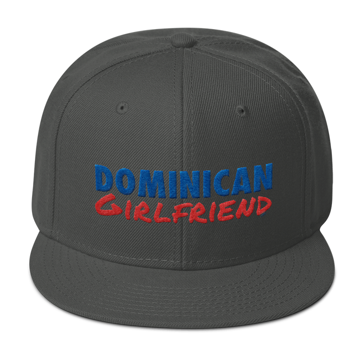 Dominican Girlfriend Snapback Hat  - 2020 - DominicanGirlfriend.com - Frases Dominicanas - República Dominicana Lifestyle Graphic T-Shirts Streetwear & Accessories - New York - Bronx - Washington Heights - Miami - Florida - Boca Chica - USA - Dominican Clothing