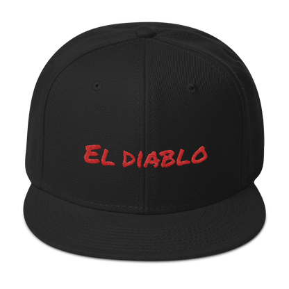 El Diablo Snapback Hat  - 2020 - DominicanGirlfriend.com - Frases Dominicanas - República Dominicana Lifestyle Graphic T-Shirts Streetwear & Accessories - New York - Bronx - Washington Heights - Miami - Florida - Boca Chica - USA - Dominican Clothing