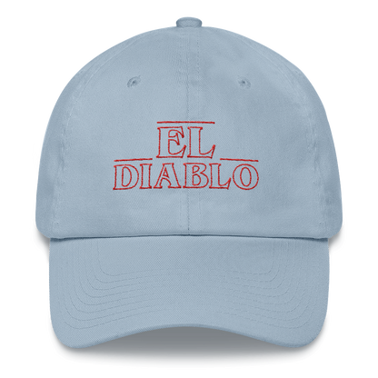 El Diablo Dad Hat  - 2020 - DominicanGirlfriend.com - Frases Dominicanas - República Dominicana Lifestyle Graphic T-Shirts Streetwear & Accessories - New York - Bronx - Washington Heights - Miami - Florida - Boca Chica - USA - Dominican Clothing