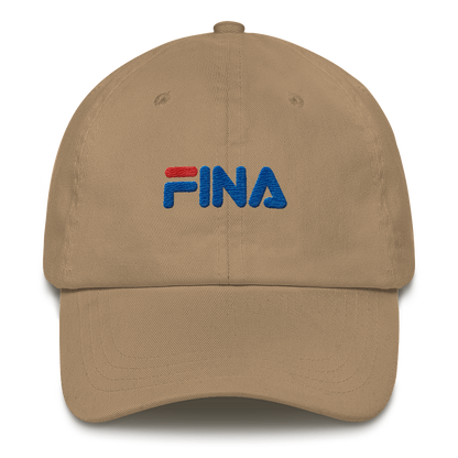 Fina Dad Hat  - 2020 - DominicanGirlfriend.com - Frases Dominicanas - República Dominicana Lifestyle Graphic T-Shirts Streetwear & Accessories - New York - Bronx - Washington Heights - Miami - Florida - Boca Chica - USA - Dominican Clothing