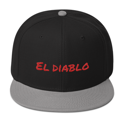 El Diablo Snapback Hat  - 2020 - DominicanGirlfriend.com - Frases Dominicanas - República Dominicana Lifestyle Graphic T-Shirts Streetwear & Accessories - New York - Bronx - Washington Heights - Miami - Florida - Boca Chica - USA - Dominican Clothing