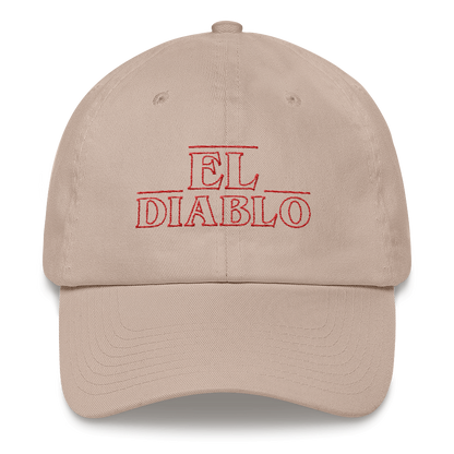 El Diablo Dad Hat  - 2020 - DominicanGirlfriend.com - Frases Dominicanas - República Dominicana Lifestyle Graphic T-Shirts Streetwear & Accessories - New York - Bronx - Washington Heights - Miami - Florida - Boca Chica - USA - Dominican Clothing