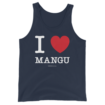 I Love Mangu Unisex Tank Top  - 2020 - DominicanGirlfriend.com - Frases Dominicanas - República Dominicana Lifestyle Graphic T-Shirts Streetwear & Accessories - New York - Bronx - Washington Heights - Miami - Florida - Boca Chica - USA - Dominican Clothing