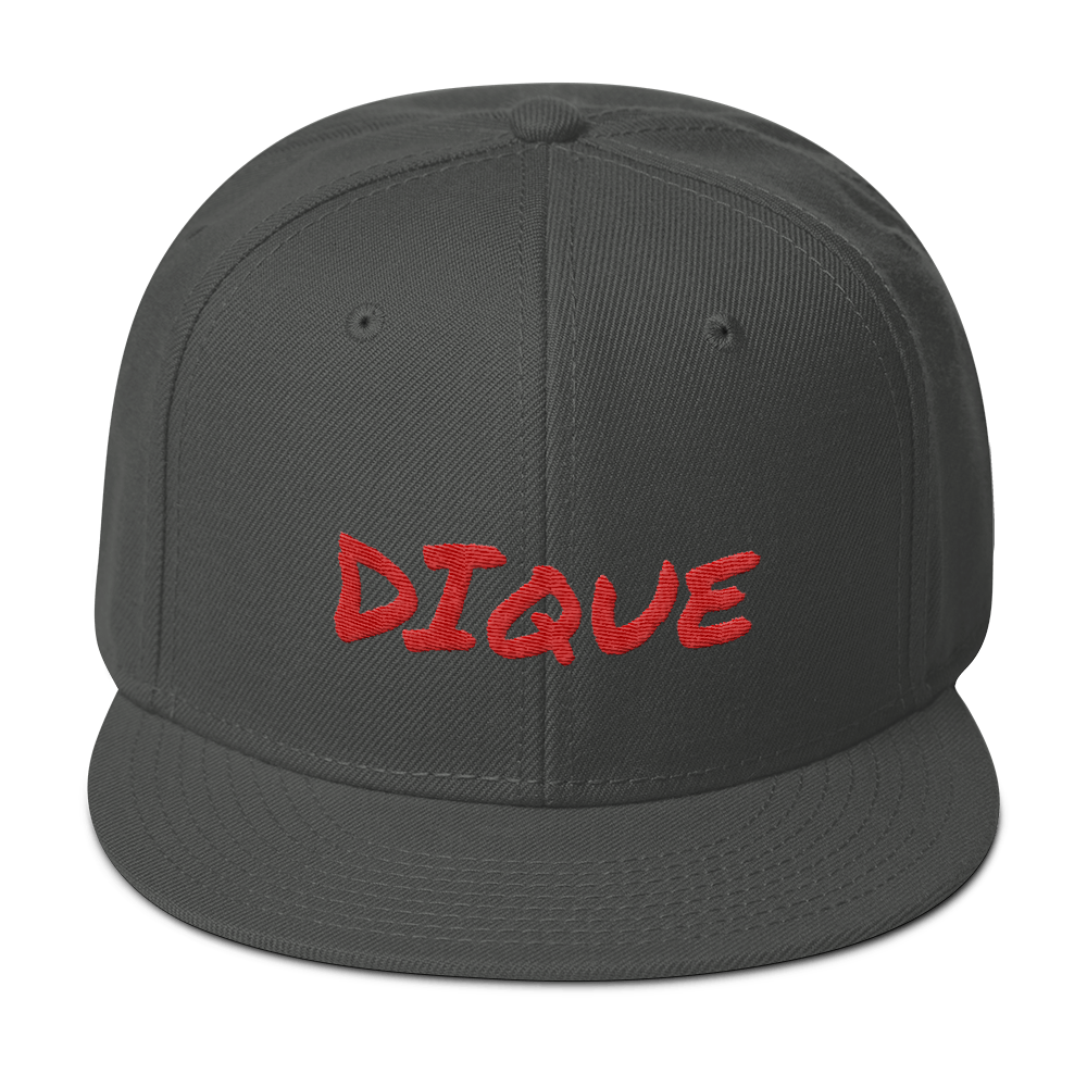 Dique Snapback Hat  - 2020 - DominicanGirlfriend.com - Frases Dominicanas - República Dominicana Lifestyle Graphic T-Shirts Streetwear & Accessories - New York - Bronx - Washington Heights - Miami - Florida - Boca Chica - USA - Dominican Clothing
