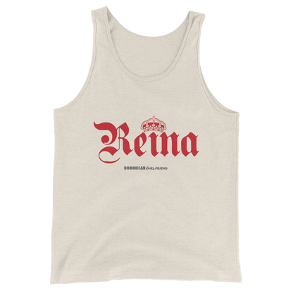 Reina Tank Top  - 2020 - DominicanGirlfriend.com - Frases Dominicanas - República Dominicana Lifestyle Graphic T-Shirts Streetwear & Accessories - New York - Bronx - Washington Heights - Miami - Florida - Boca Chica - USA - Dominican Clothing