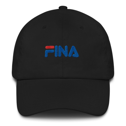 Fina Dad Hat  - 2020 - DominicanGirlfriend.com - Frases Dominicanas - República Dominicana Lifestyle Graphic T-Shirts Streetwear & Accessories - New York - Bronx - Washington Heights - Miami - Florida - Boca Chica - USA - Dominican Clothing