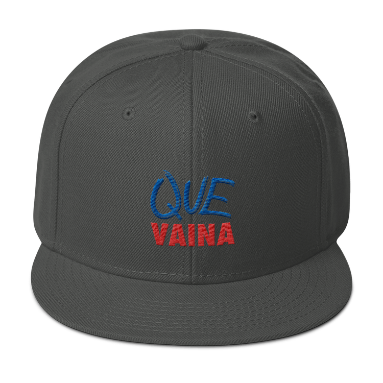 Que Vaina Snapback Hat  - 2020 - DominicanGirlfriend.com - Frases Dominicanas - República Dominicana Lifestyle Graphic T-Shirts Streetwear & Accessories - New York - Bronx - Washington Heights - Miami - Florida - Boca Chica - USA - Dominican Clothing