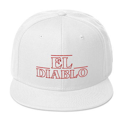 El Diablo Snapback Hat  - 2020 - DominicanGirlfriend.com - Frases Dominicanas - República Dominicana Lifestyle Graphic T-Shirts Streetwear & Accessories - New York - Bronx - Washington Heights - Miami - Florida - Boca Chica - USA - Dominican Clothing