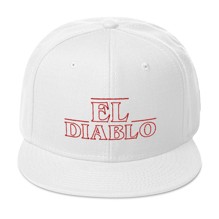 El Diablo Snapback Hat  - 2020 - DominicanGirlfriend.com - Frases Dominicanas - República Dominicana Lifestyle Graphic T-Shirts Streetwear & Accessories - New York - Bronx - Washington Heights - Miami - Florida - Boca Chica - USA - Dominican Clothing