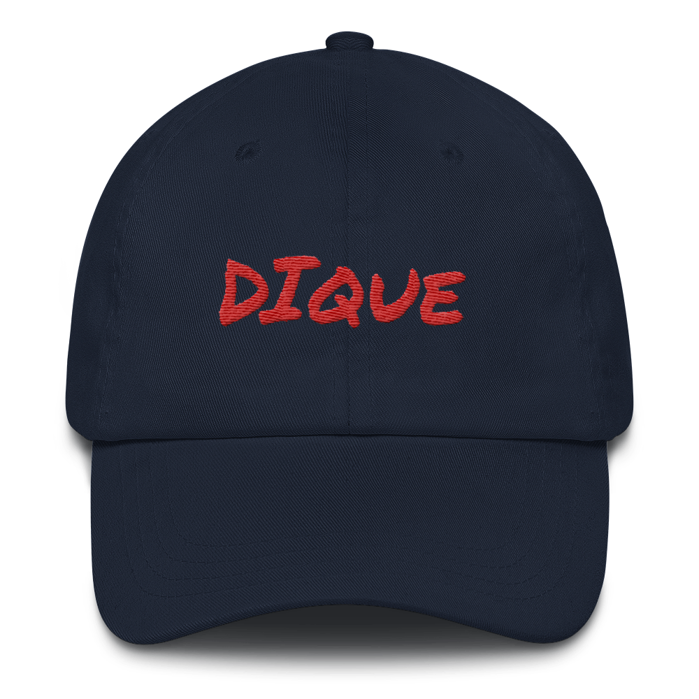 Dique Dad Hat  - 2020 - DominicanGirlfriend.com - Frases Dominicanas - República Dominicana Lifestyle Graphic T-Shirts Streetwear & Accessories - New York - Bronx - Washington Heights - Miami - Florida - Boca Chica - USA - Dominican Clothing