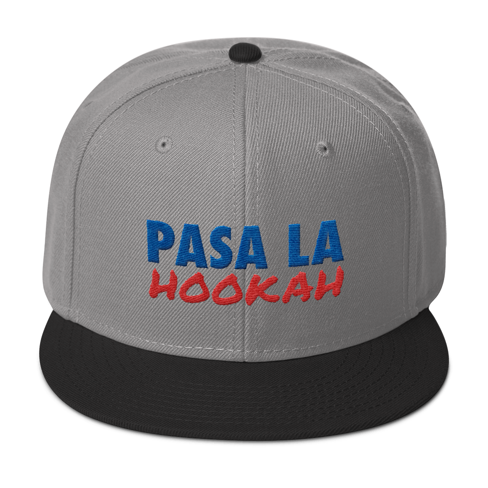 Pasa La Hookah Snapback Hat  - 2020 - DominicanGirlfriend.com - Frases Dominicanas - República Dominicana Lifestyle Graphic T-Shirts Streetwear & Accessories - New York - Bronx - Washington Heights - Miami - Florida - Boca Chica - USA - Dominican Clothing