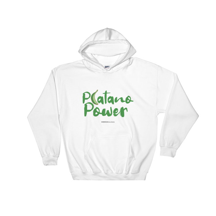 Platano Power Unisex Hoodie  - 2020 - DominicanGirlfriend.com - Frases Dominicanas - República Dominicana Lifestyle Graphic T-Shirts Streetwear & Accessories - New York - Bronx - Washington Heights - Miami - Florida - Boca Chica - USA - Dominican Clothing