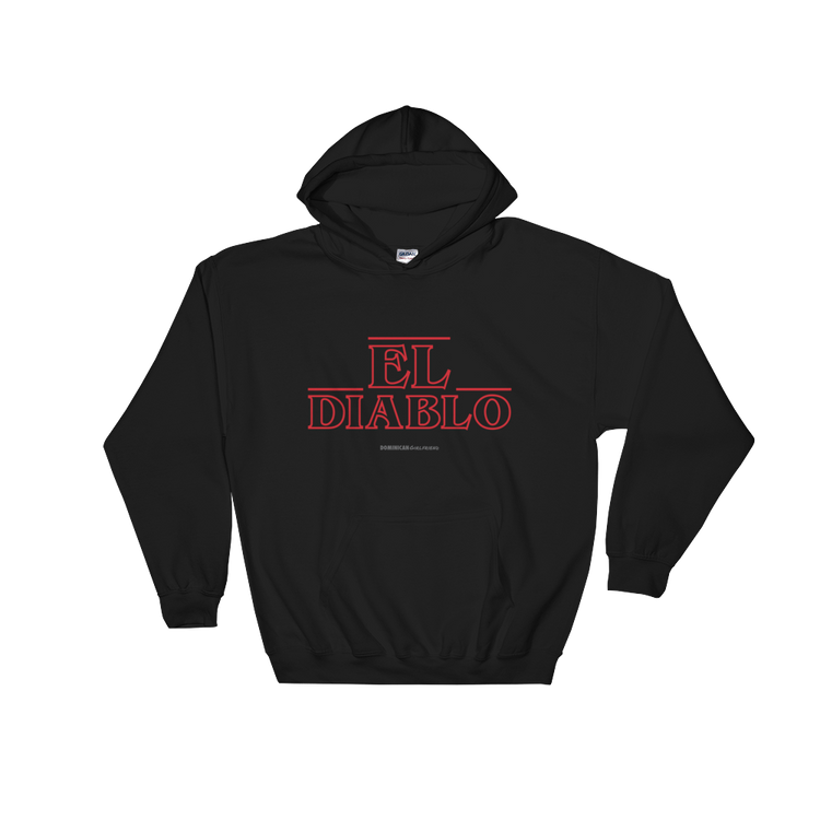 El Diablo Unisex Hoodie  - 2020 - DominicanGirlfriend.com - Frases Dominicanas - República Dominicana Lifestyle Graphic T-Shirts Streetwear & Accessories - New York - Bronx - Washington Heights - Miami - Florida - Boca Chica - USA - Dominican Clothing