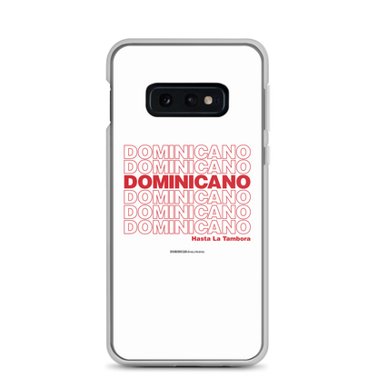 Dominicano Hasta La Tambora Samsung Case  - 2020 - DominicanGirlfriend.com - Frases Dominicanas - República Dominicana Lifestyle Graphic T-Shirts Streetwear & Accessories - New York - Bronx - Washington Heights - Miami - Florida - Boca Chica - USA - Dominican Clothing