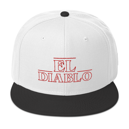 El Diablo Snapback Hat  - 2020 - DominicanGirlfriend.com - Frases Dominicanas - República Dominicana Lifestyle Graphic T-Shirts Streetwear & Accessories - New York - Bronx - Washington Heights - Miami - Florida - Boca Chica - USA - Dominican Clothing