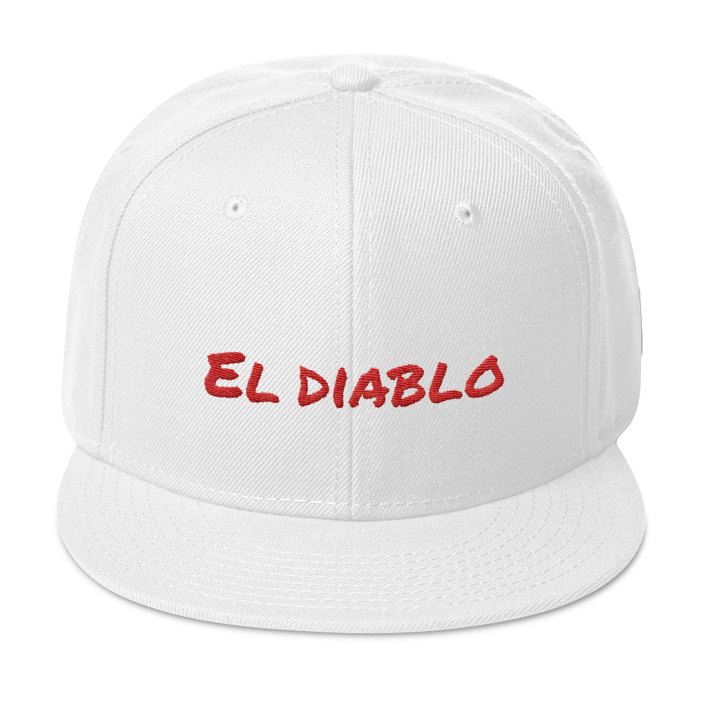 El Diablo Snapback Hat  - 2020 - DominicanGirlfriend.com - Frases Dominicanas - República Dominicana Lifestyle Graphic T-Shirts Streetwear & Accessories - New York - Bronx - Washington Heights - Miami - Florida - Boca Chica - USA - Dominican Clothing