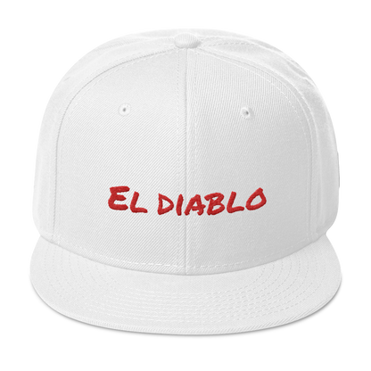 El Diablo Snapback Hat  - 2020 - DominicanGirlfriend.com - Frases Dominicanas - República Dominicana Lifestyle Graphic T-Shirts Streetwear & Accessories - New York - Bronx - Washington Heights - Miami - Florida - Boca Chica - USA - Dominican Clothing