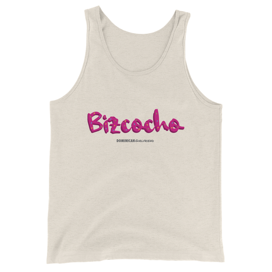 Bizcocho Tank Top  - 2020 - DominicanGirlfriend.com - Frases Dominicanas - República Dominicana Lifestyle Graphic T-Shirts Streetwear & Accessories - New York - Bronx - Washington Heights - Miami - Florida - Boca Chica - USA - Dominican Clothing