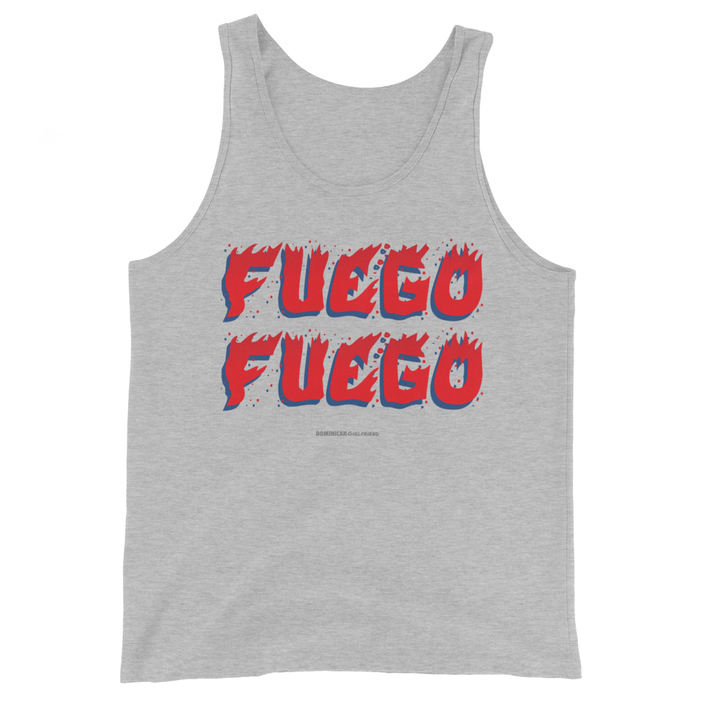 Fuego Tank Top  - 2020 - DominicanGirlfriend.com - Frases Dominicanas - República Dominicana Lifestyle Graphic T-Shirts Streetwear & Accessories - New York - Bronx - Washington Heights - Miami - Florida - Boca Chica - USA - Dominican Clothing